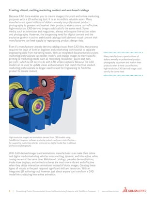 Streamlining Product Documentation with SOLIDWORKS Composer | PDF