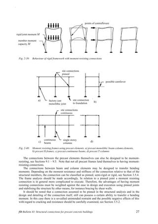 Fib 43 Structural Connections For Precast Concrete Buildings Fib | PDF