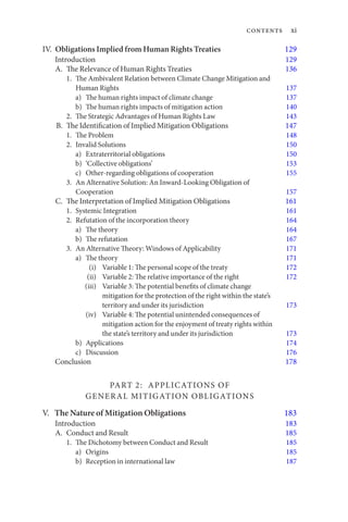 International Law Obligations On Climate Change Mitigation Benoit Mayer ...