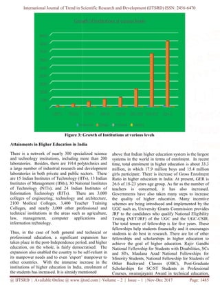Status of Higher Education in India: Achievement and Challenges | PDF