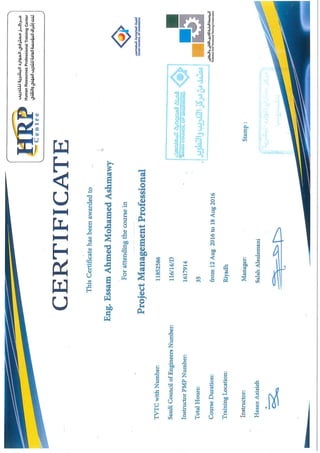 All courses certificates 