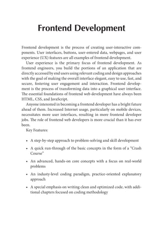 Frontend Development The Ultimate Guide Sufyan Bin Uzayr | PDF