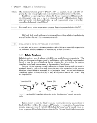 Microelectronics 2nd Edition International Student Version 2nd Behzad ...