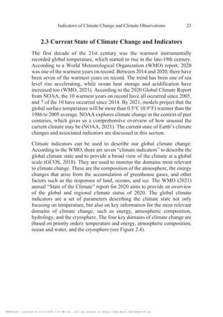Climate Change And A Sustainable Earth John J Qu Raymond P Motha | PDF
