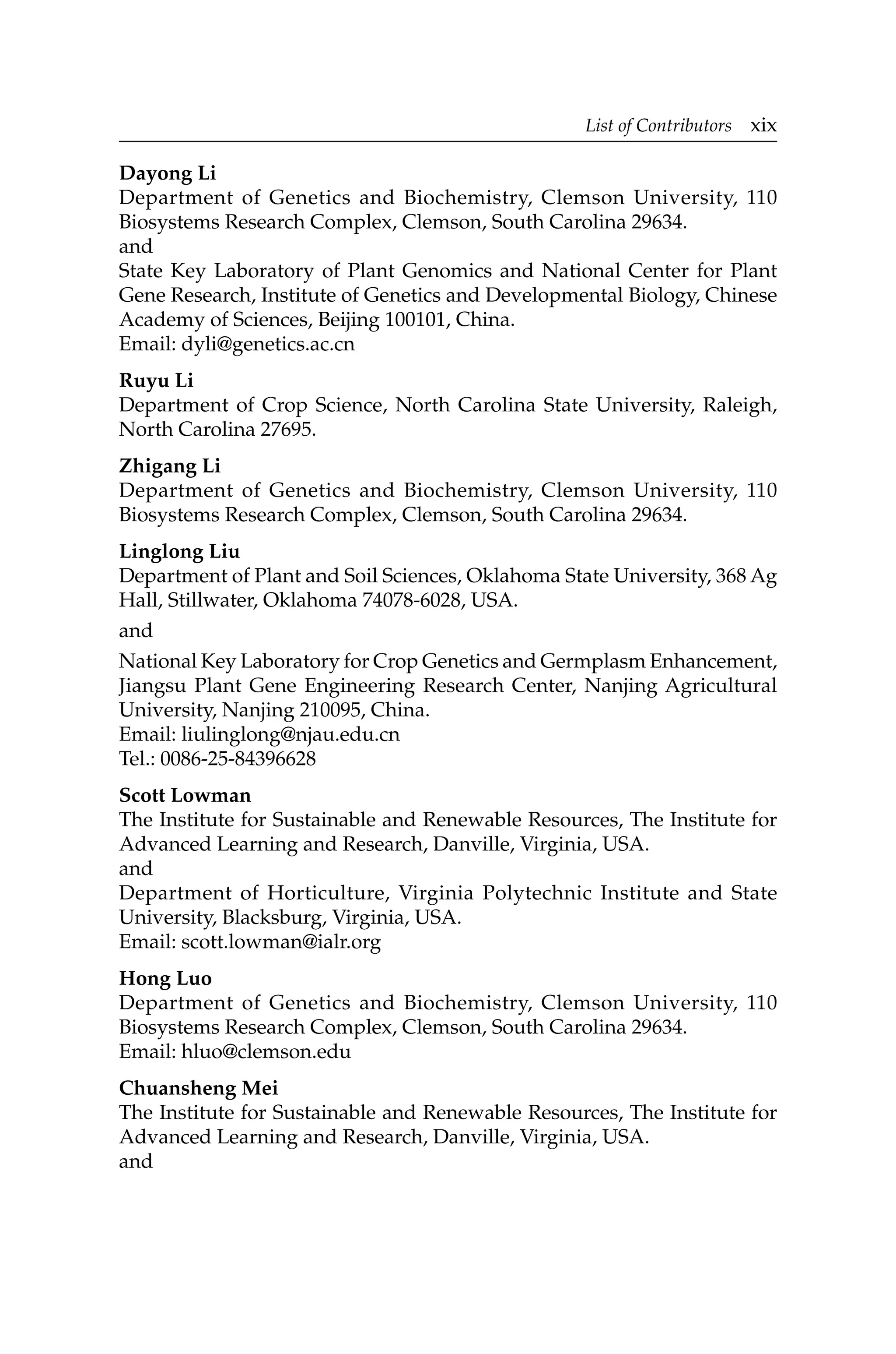 Compendium Of Bioenergy Plants Switchgrass Hong Luo Yanqi Wu | PDF