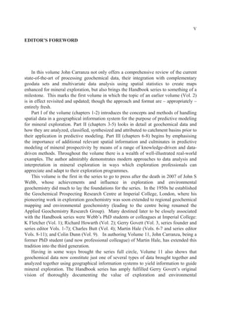 Geochemical Anomaly And Mineral Prospectivity Mapping In Gis Emmanuel ...