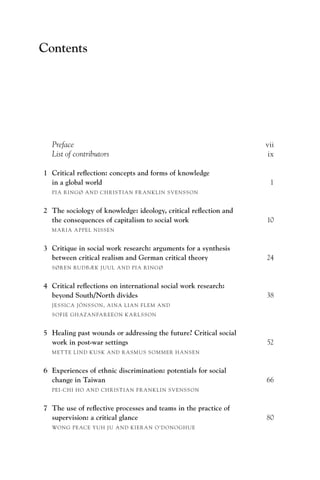 Revitalising Critical Reflection In Contemporary Social Work Research ...