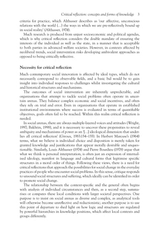 Revitalising Critical Reflection In Contemporary Social Work Research ...