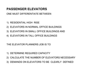 Elevators and Escalators | PPT