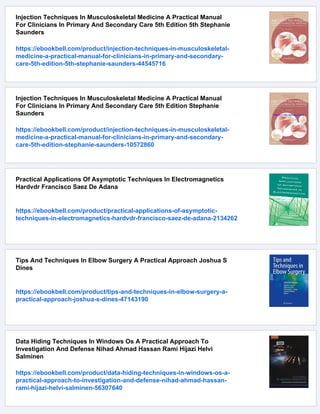 Practical Techniques In Periodontics And Implant Dentistry Edgard El ...