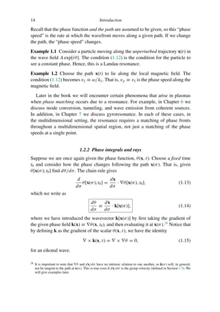 Ray Tracing And Beyond Phase Space Methods In Plasma Wave Theory Tracy ...