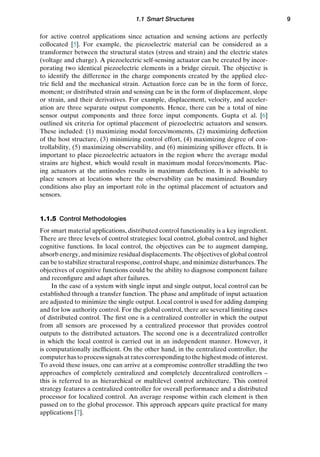 Smart Structures Theory Chopra I Sirohi J | PDF