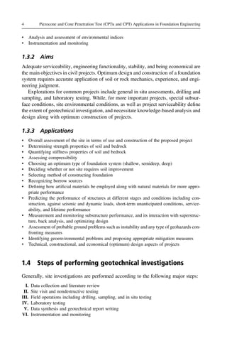 Piezocone And Cone Penetration Test Cptu And Cpt Applications In ...