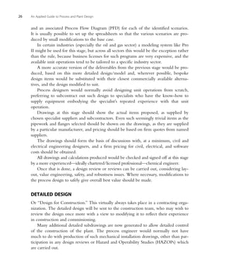 An Applied Guide To Process And Plant Design Sean Moran | PDF