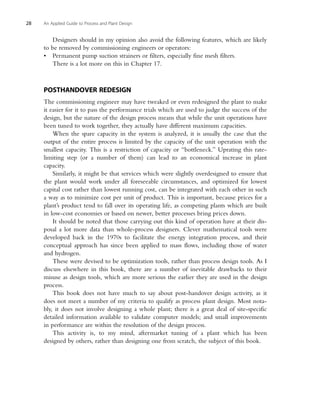 An Applied Guide To Process And Plant Design Sean Moran | PDF
