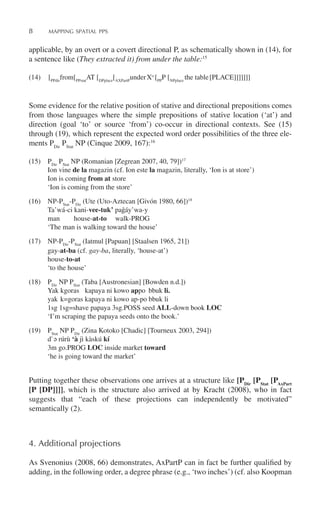Mapping Spatial Pps The Cartography Of Syntactic Structures 1st ...
