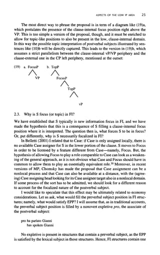 The Structure Of Cp And Ip The Cartography Of Syntactic Structures ...