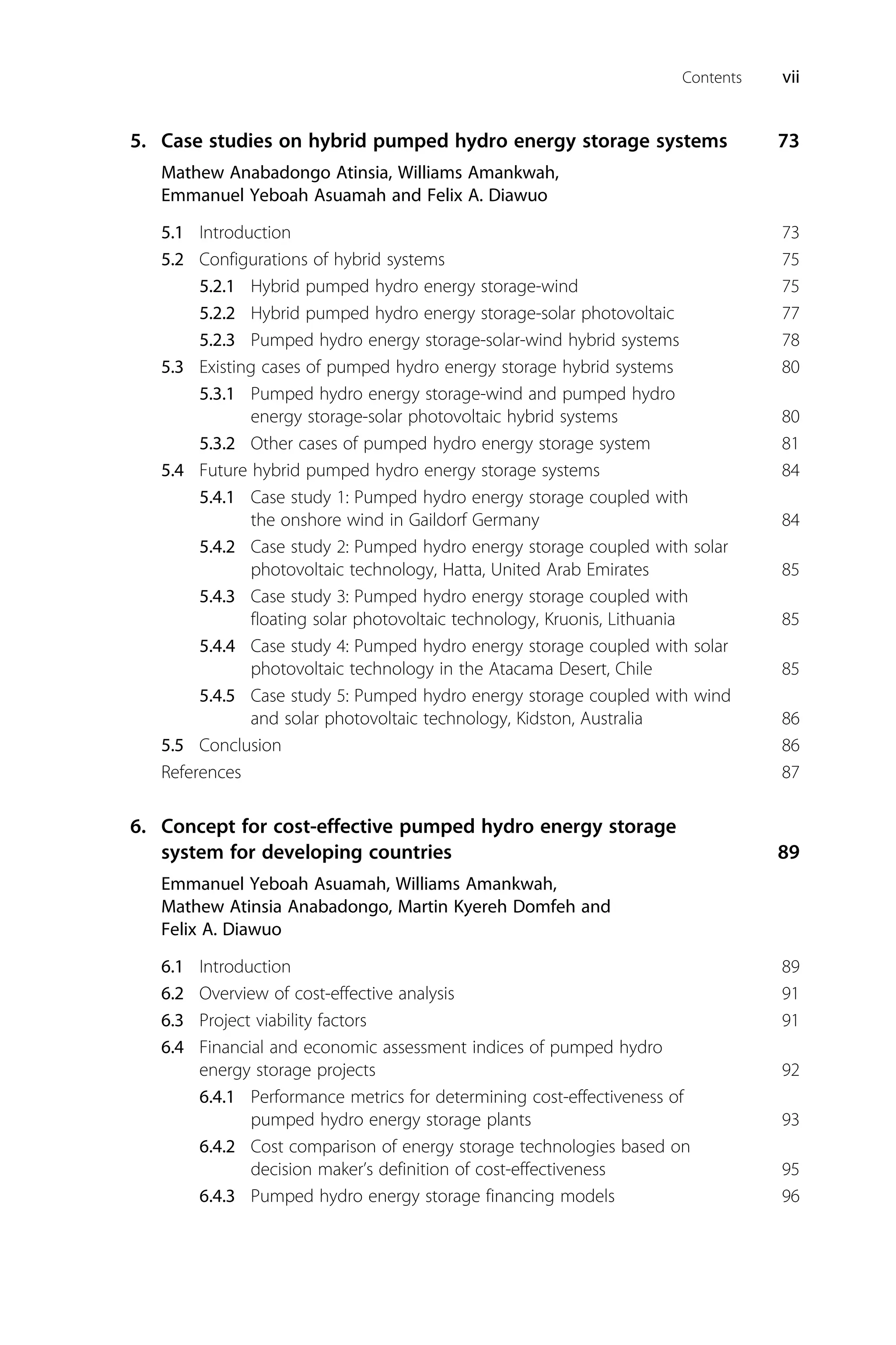 Pumped Hydro Energy Storage For Hybrid Systems Amos T Kabobah | PDF