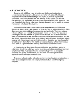 AUTISM SPECTRUM DISORDER (ASD) Education Environment | PDF