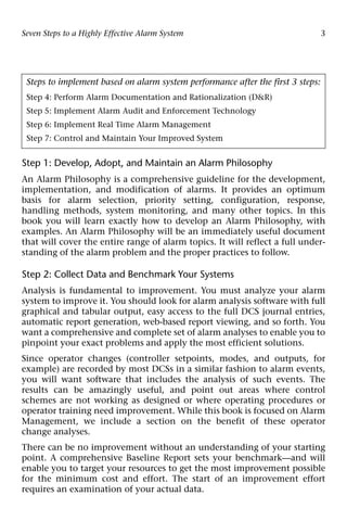 Problems Without Alarm Rationalization Alarm Management Seven Effective Methods For Optimum Performance ...