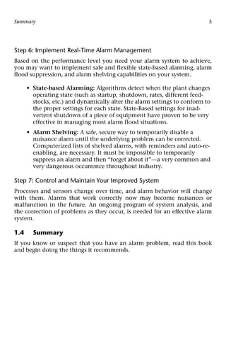 Alarm Management Seven Effective Methods For Optimum Performance ...