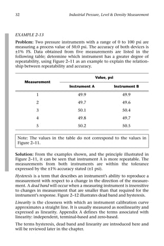 Industrial Pressure Level And Density Measurement 2nd Edition Gillum | PDF