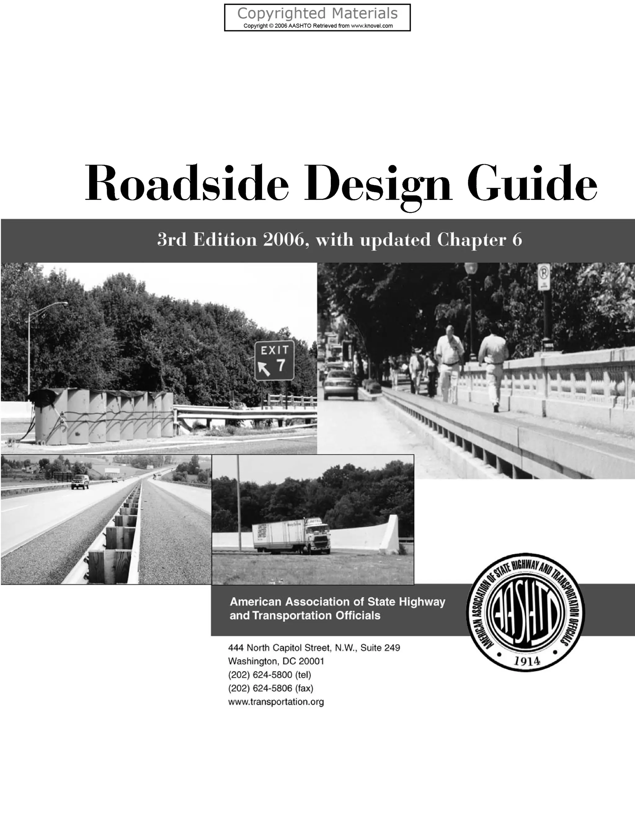Roadside Design Guide
 