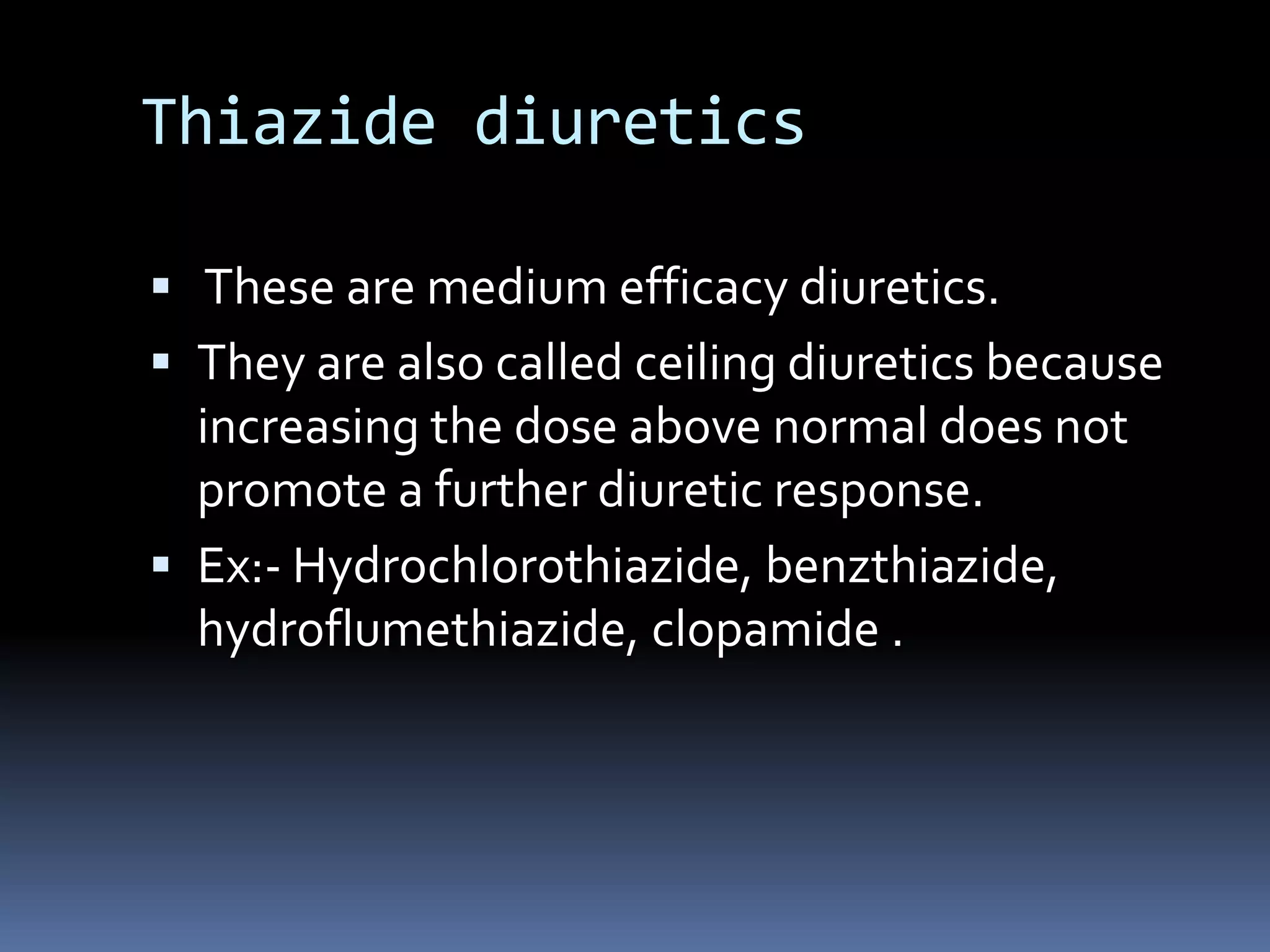 role of diuretics in the management of congestive heart failure | PPTX
