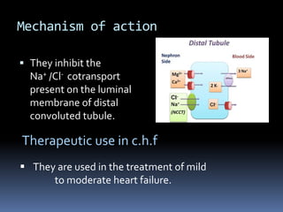 role of diuretics in the management of congestive heart failure | PPTX