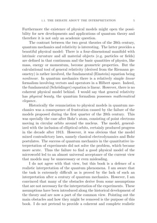 Realistic Interpretation Of Quantum Mechanics Emilio Santos Corchero | PDF