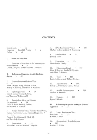 Diagnostic Microbiology Of The Immunocompromised Host Randall T Hayden ...