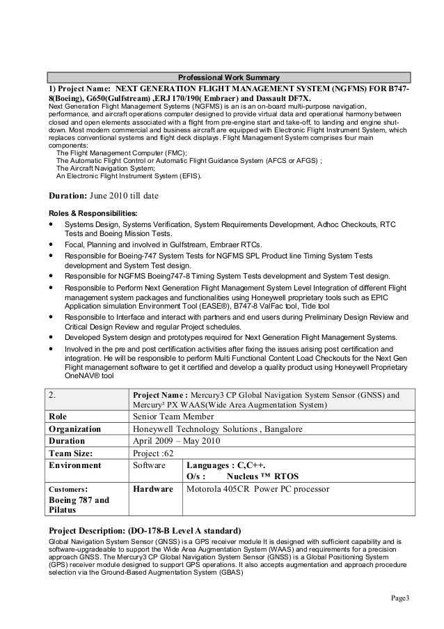 resume for oil and gas industry
