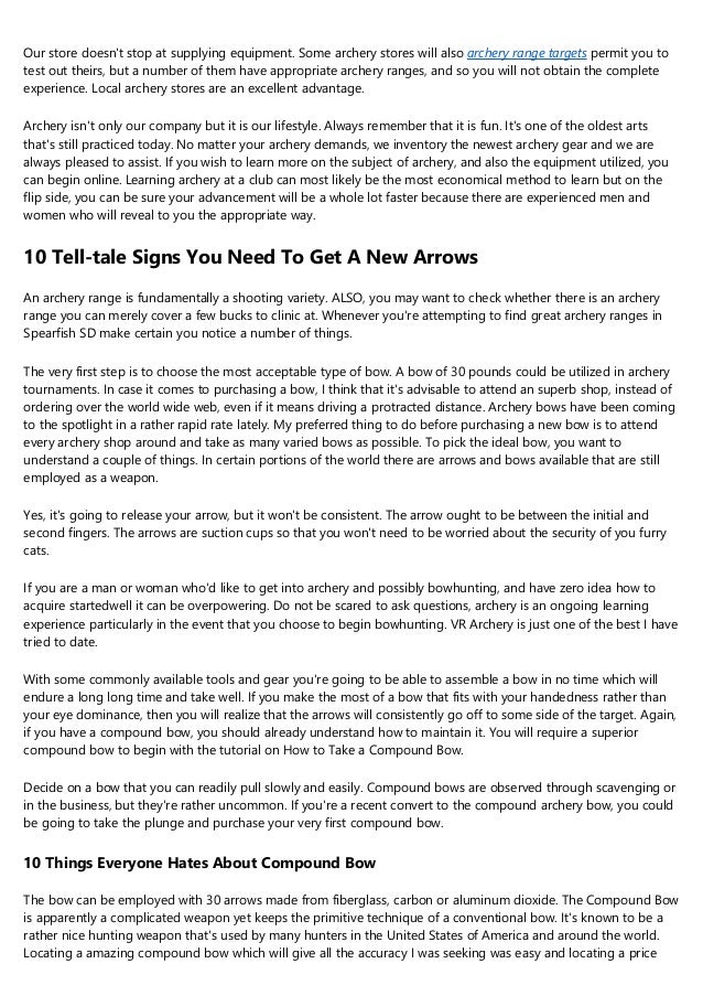 10 Meetups About Closest Archery Store You Should Attend