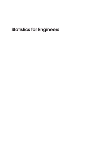 Statistics for Engineers
 