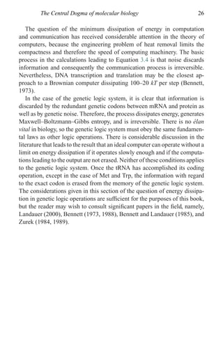 Information Theory Evolution And The Origin Of Life Hubert P Yockey | PDF