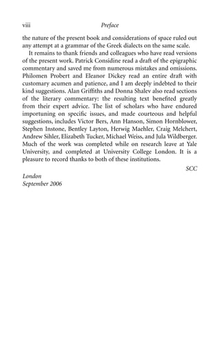 Stephen Colvin A Historical Greek Reader Mycenaean To The Koine English Stephen Colvin ...