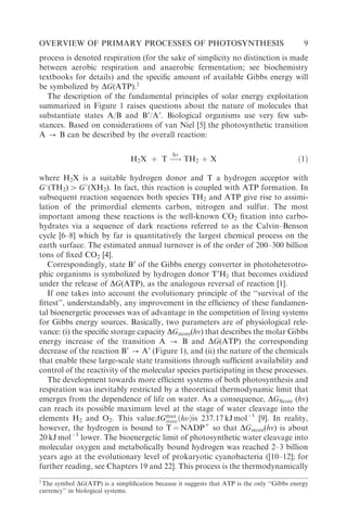 Primary Processes Of Photosynthesis Parts 12 Principles And Apparatus ...