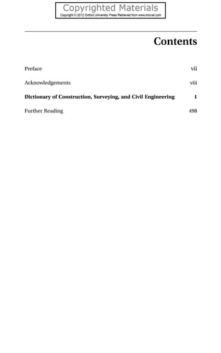 Dictionary Of Construction Surveying And Civil Engineering Gorse | PDF