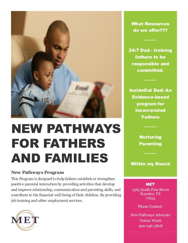 new pathways for fathers and families flyer inside out dad flyers