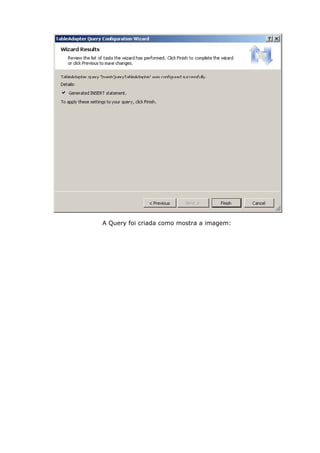 A Query foi criada como mostra a imagem:
 