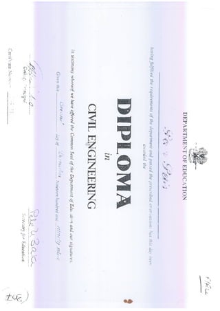 Diploma Certificate - LTC