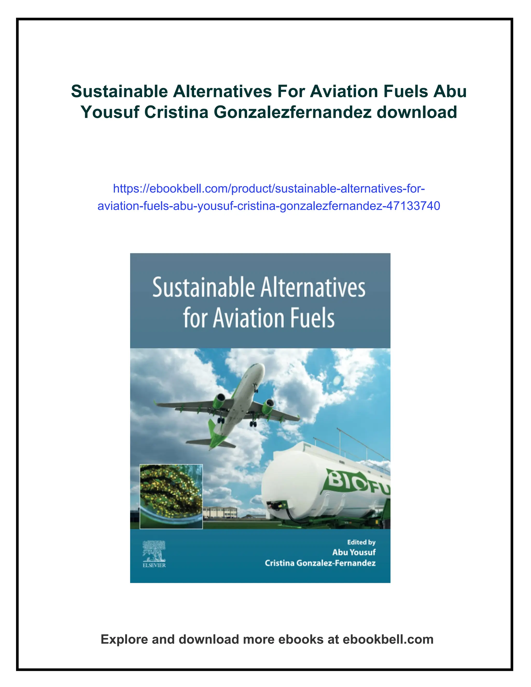 Sustainable Alternatives For Aviation Fuels Abu Yousuf Cristina ...