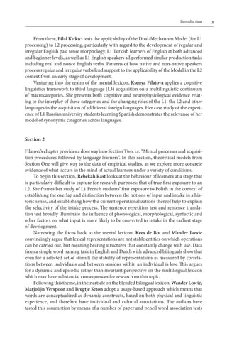 Cognitive Processing In Second Language Acquisition Inside The Learners ...