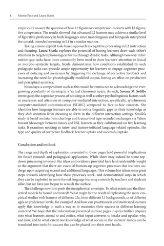 Cognitive Processing In Second Language Acquisition Inside The Learners ...