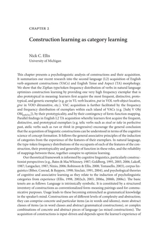 Cognitive Processing In Second Language Acquisition Inside The Learners ...
