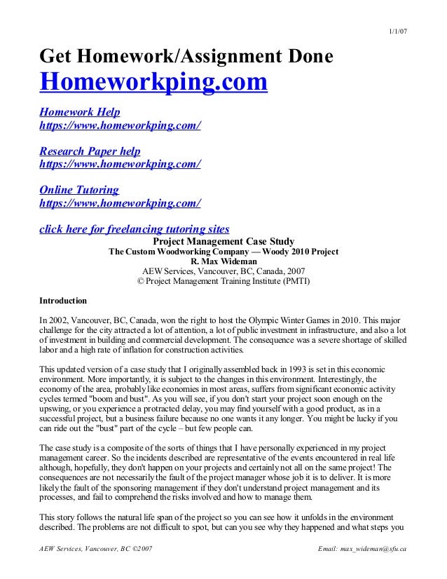 Organize a research paper