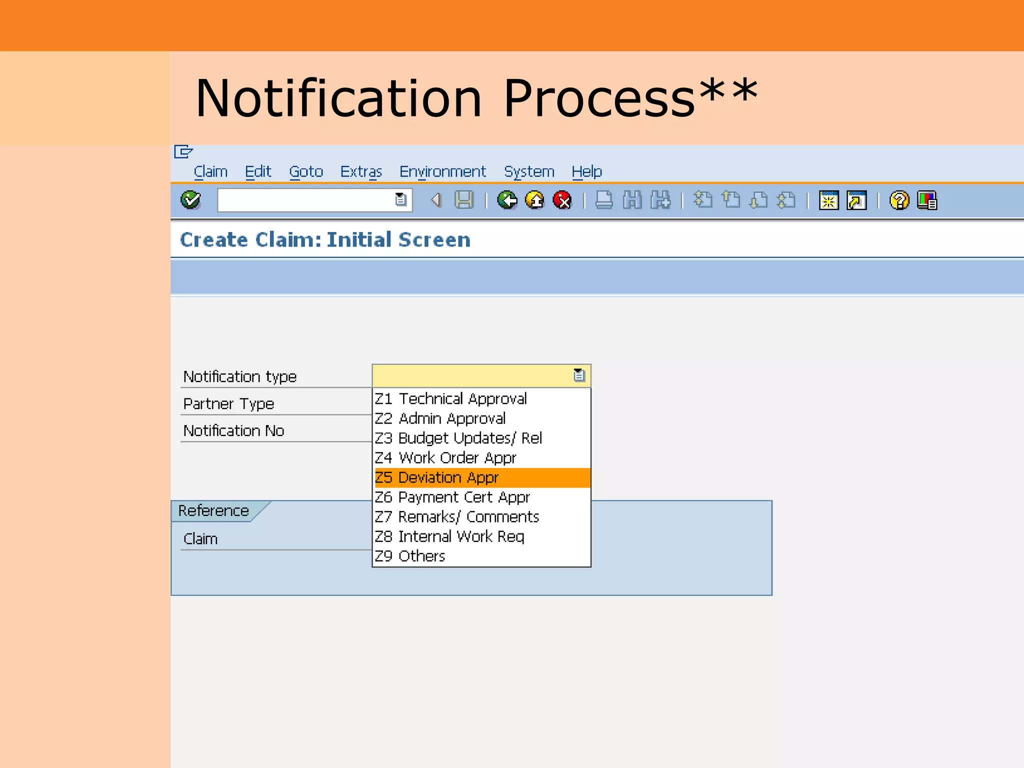 Project System
 Module (PS)     Notification Process**




                                          33
 