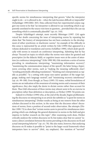 Self preservation in Simultaneous Interpreting Claudia Monacelli | PDF