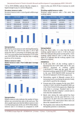 A Study on Working Capital Management of Bharathi Cement Corporation ...