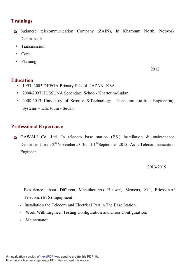 aladdin cv network engineer cv pdf